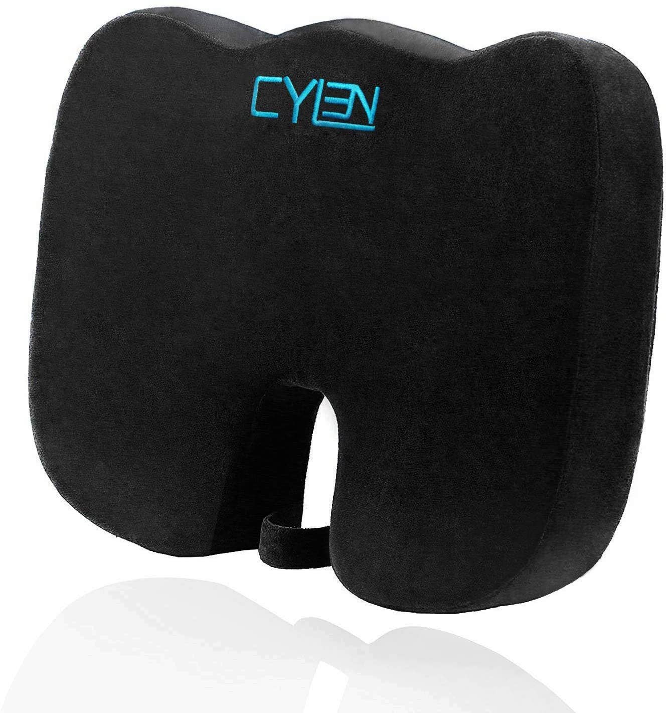 CYLEN Memory Foam Bamboo Charcoal Infused Seat Cushion