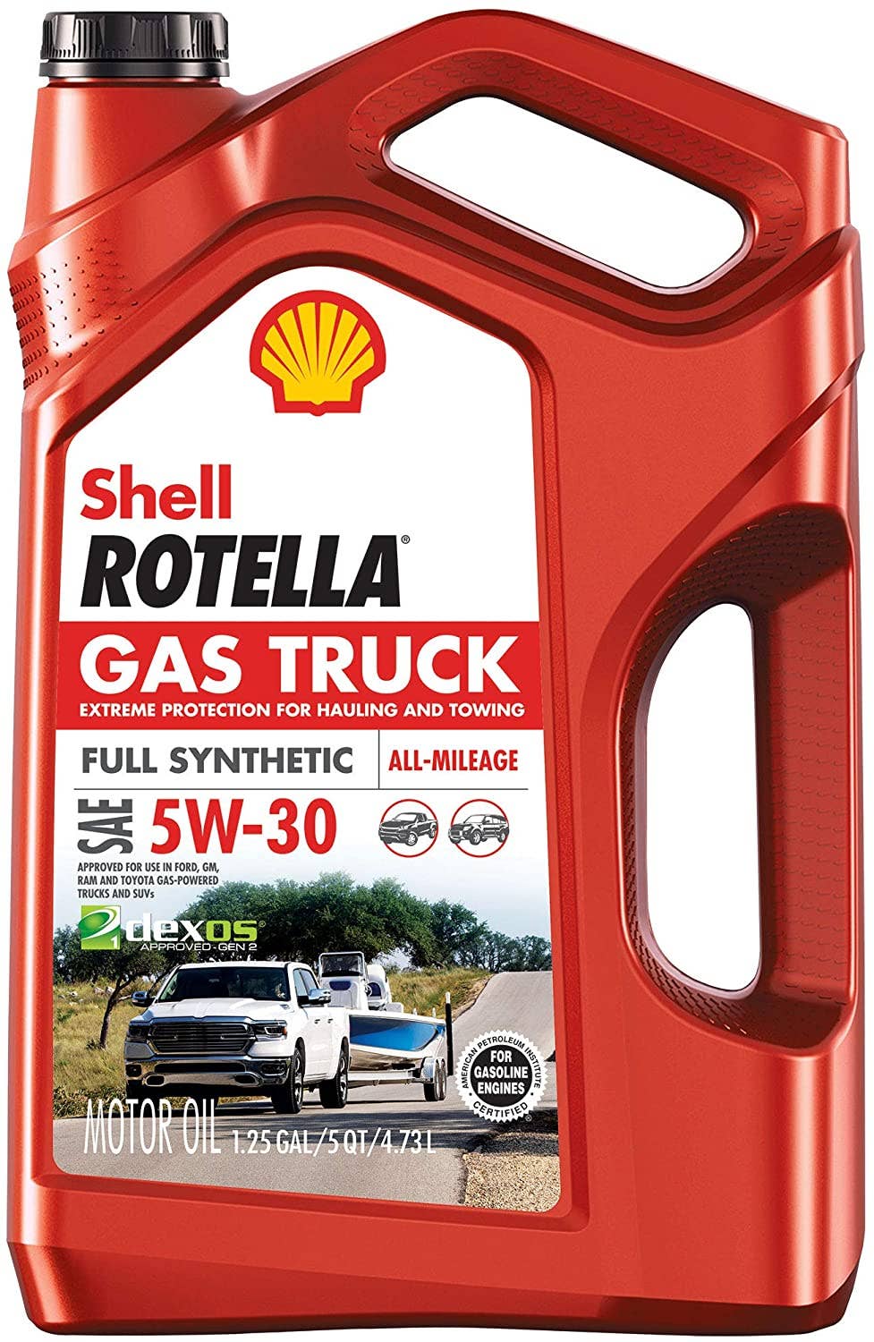 Shell Rotella Gas Truck Full Synthetic 5W-30 Motor Oil