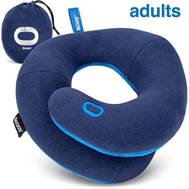 BCOZZY Chin Supporting Travel Neck Pillow