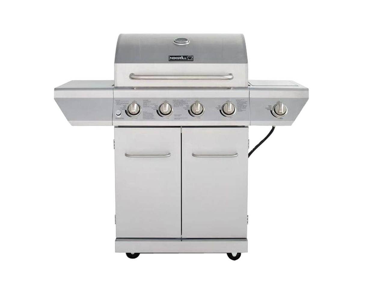 Nexgrill 4-Burner Propane Gas Grill in Stainless Steel