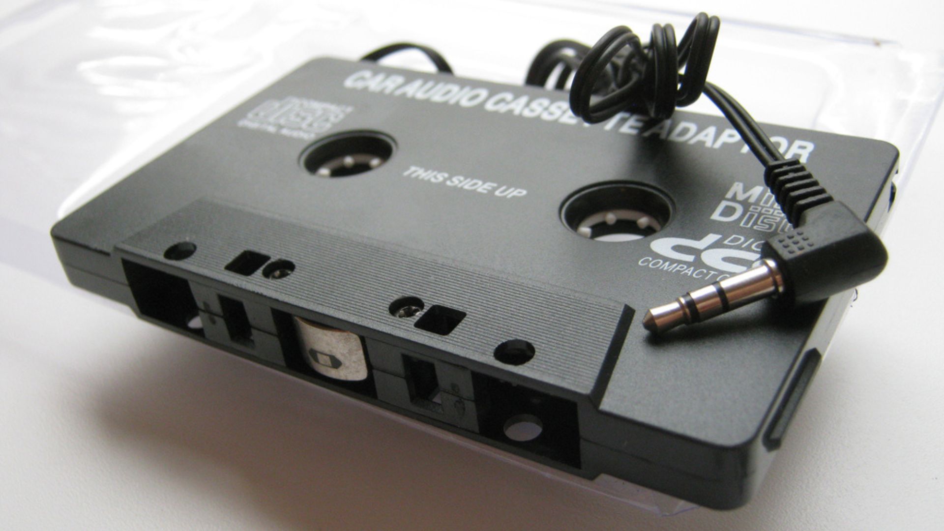A Car Audio Systems Stereo Cassette Tape Adapter for Mobile