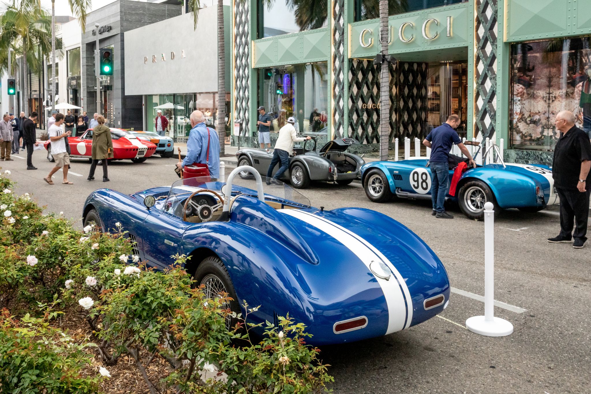 Rodeo Drive Concours d'Elegance Featured Over 100 Cars and 40,000 Visitors  on Father's Day