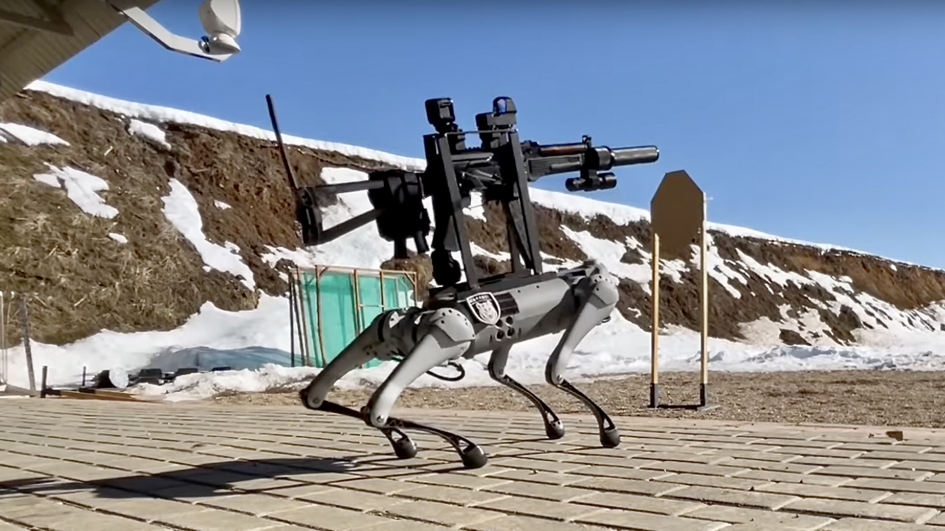 This Submachine GunEquipped Robot Dog Goes Full John Wick At Shooting