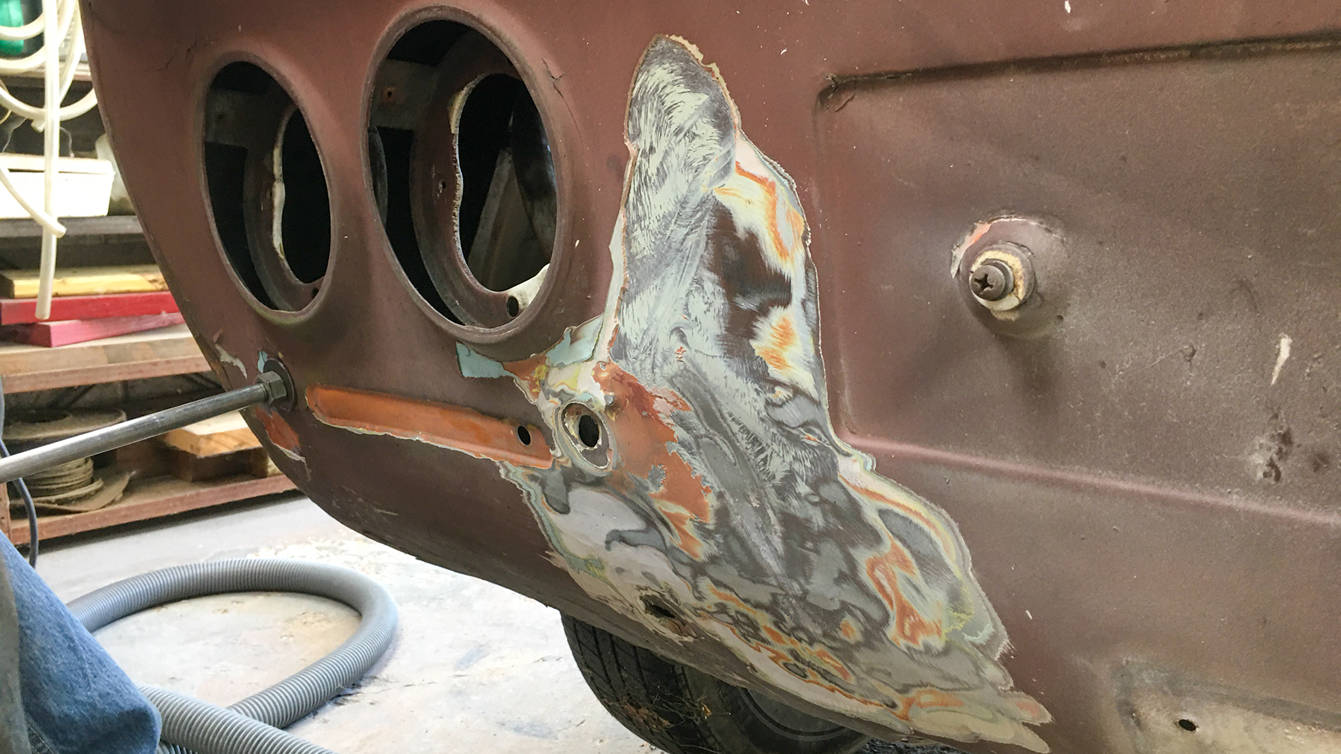 How to use automotive body filler to repair your car or restoration  project. 