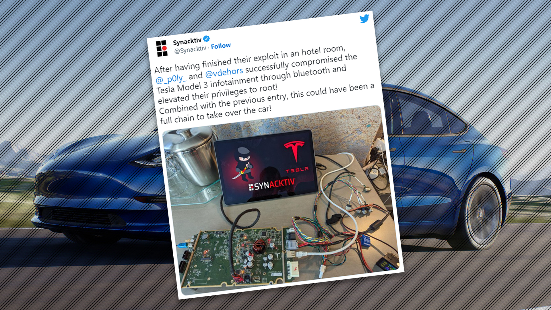 Hackers Can Steal a Tesla Model S in Seconds by Cloning Its Key