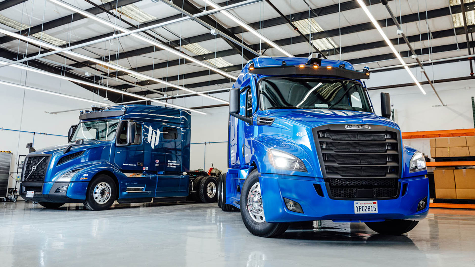 Strapped Self-Driving Semi Startup Selling Off Trucks, Trailers, Hopes ...