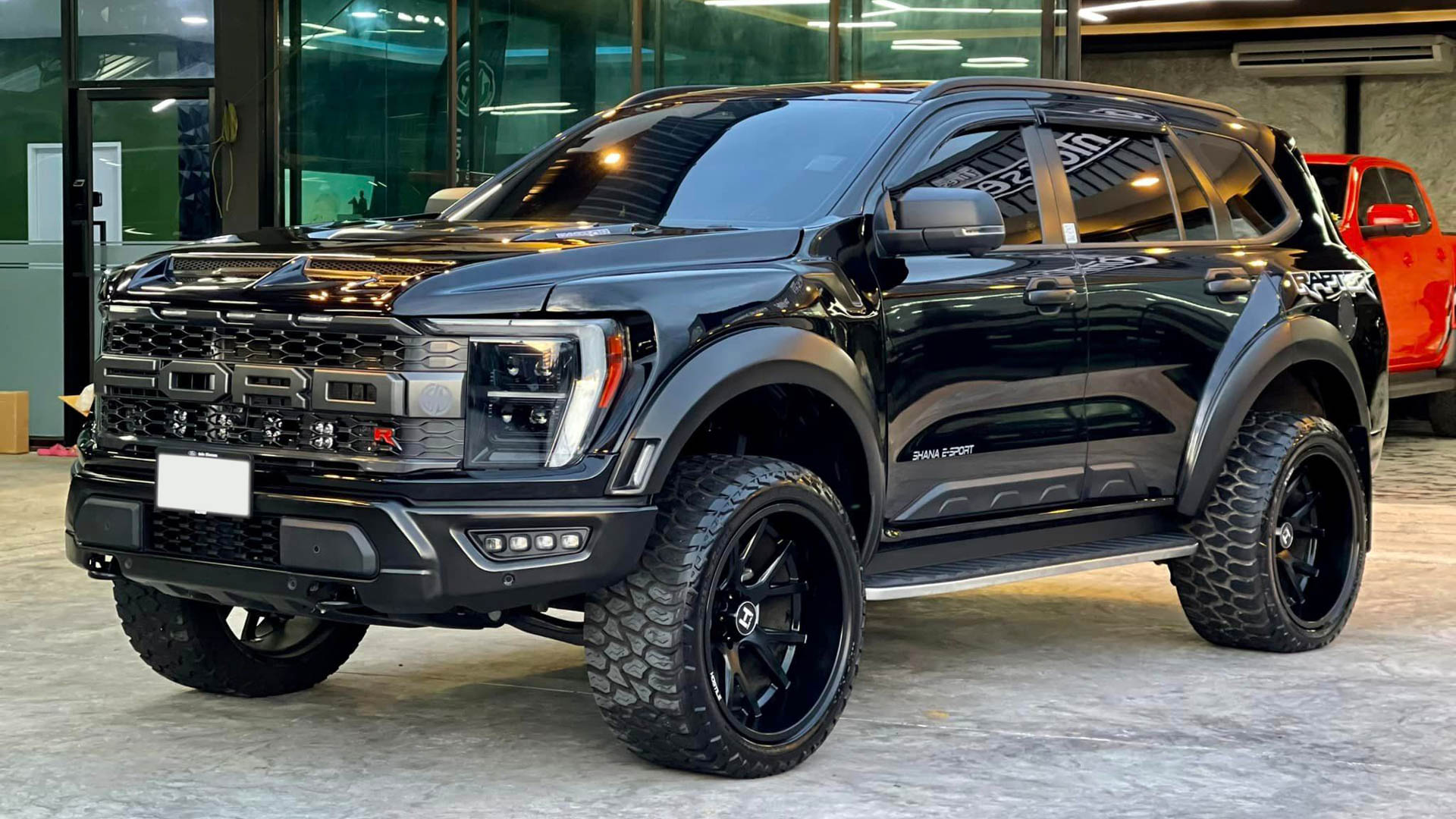 Forbidden Fruit Shop Builds a Midsize Ford Raptor SUV From a Ford Everest