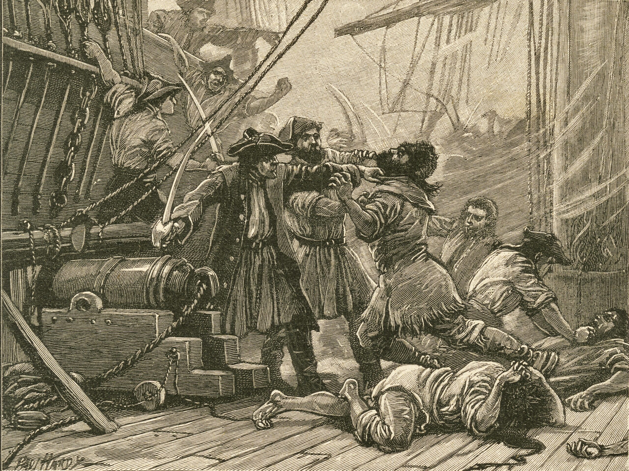 pirate paintings 17th century