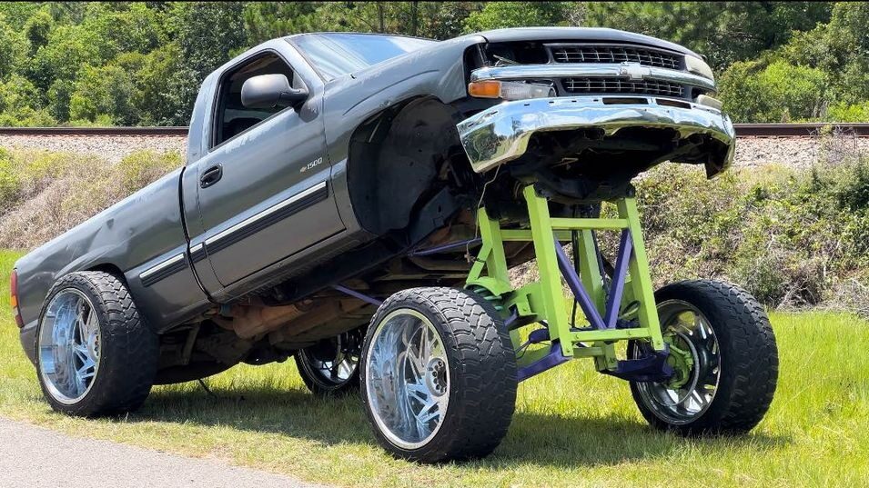 You Could Buy Silverado Don\'t a Please Squat Chevy With 42-Inch This Lift, Truck But