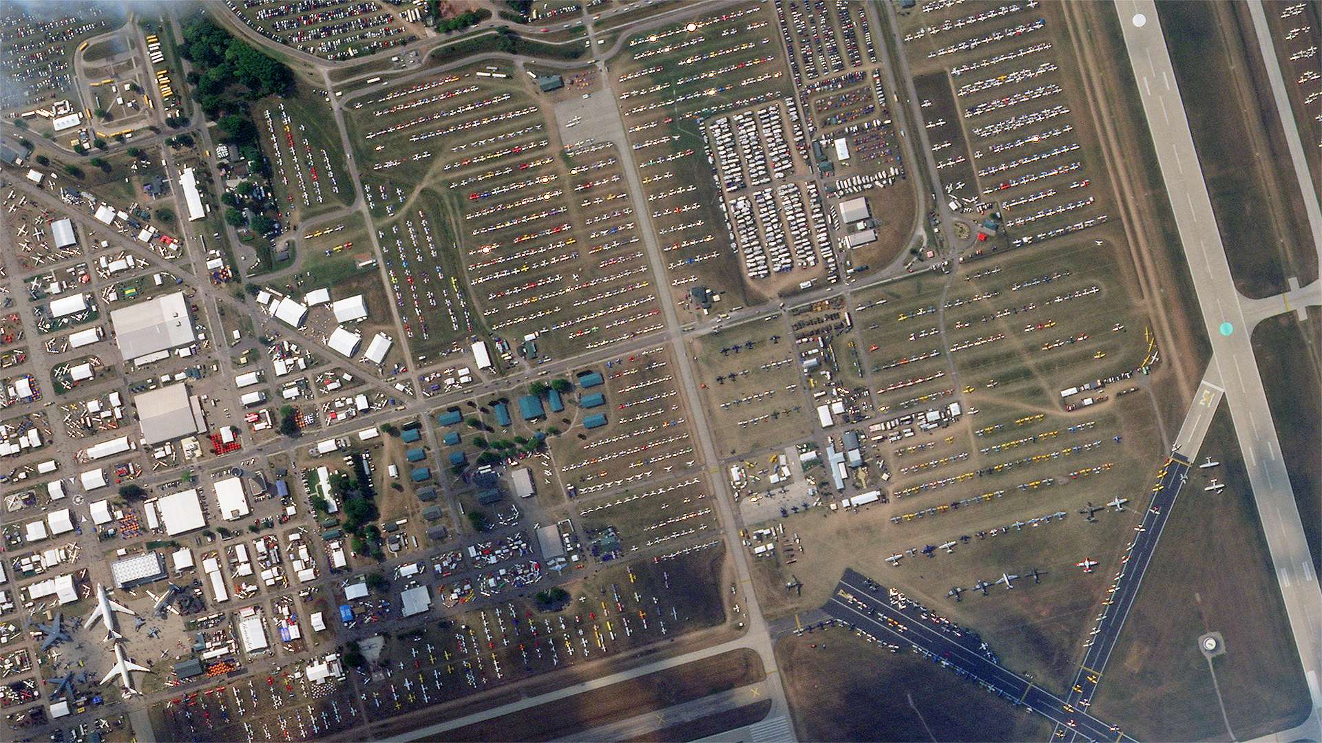 The World's Largest Airshow As Seen From Space