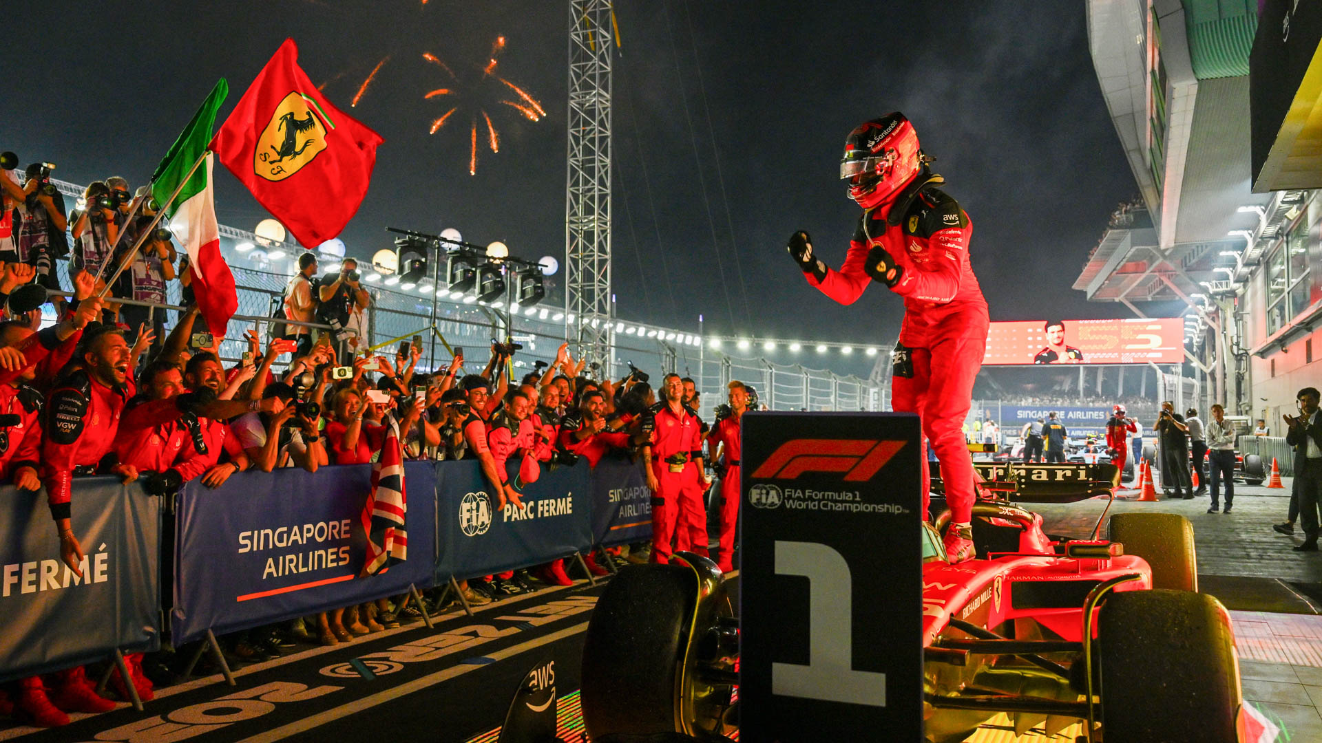 Ferrari And Carlos Sainz Halt Verstappen’s F1 Streak In Singapore