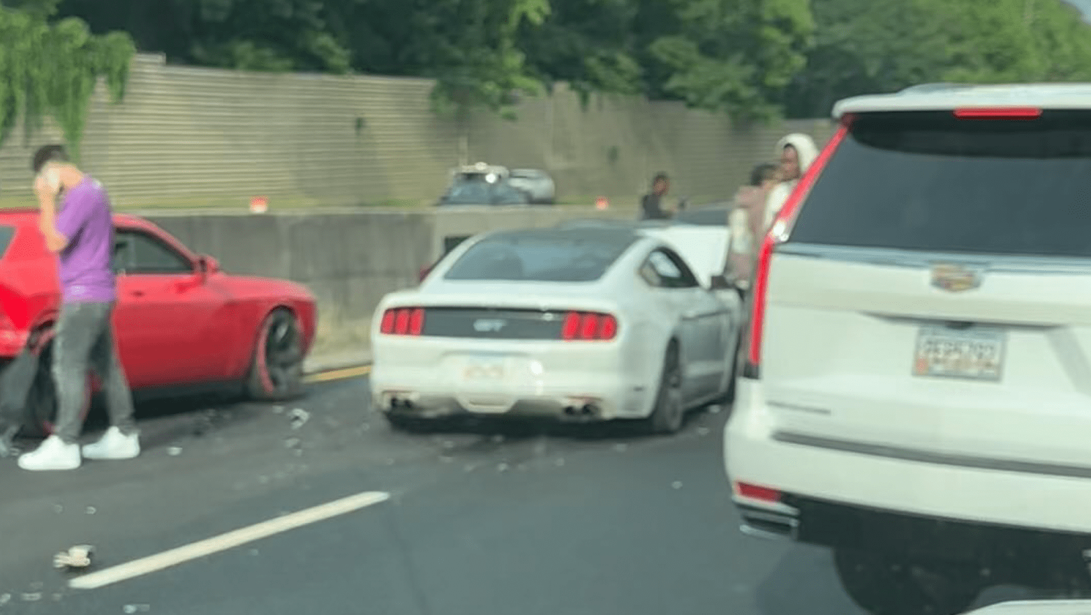 Drivers Allegedly Racing to Car Meet Wreck Each Other in 8-Car Pileup