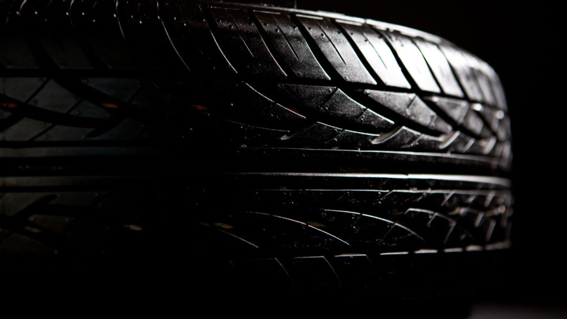 Summer tires close up