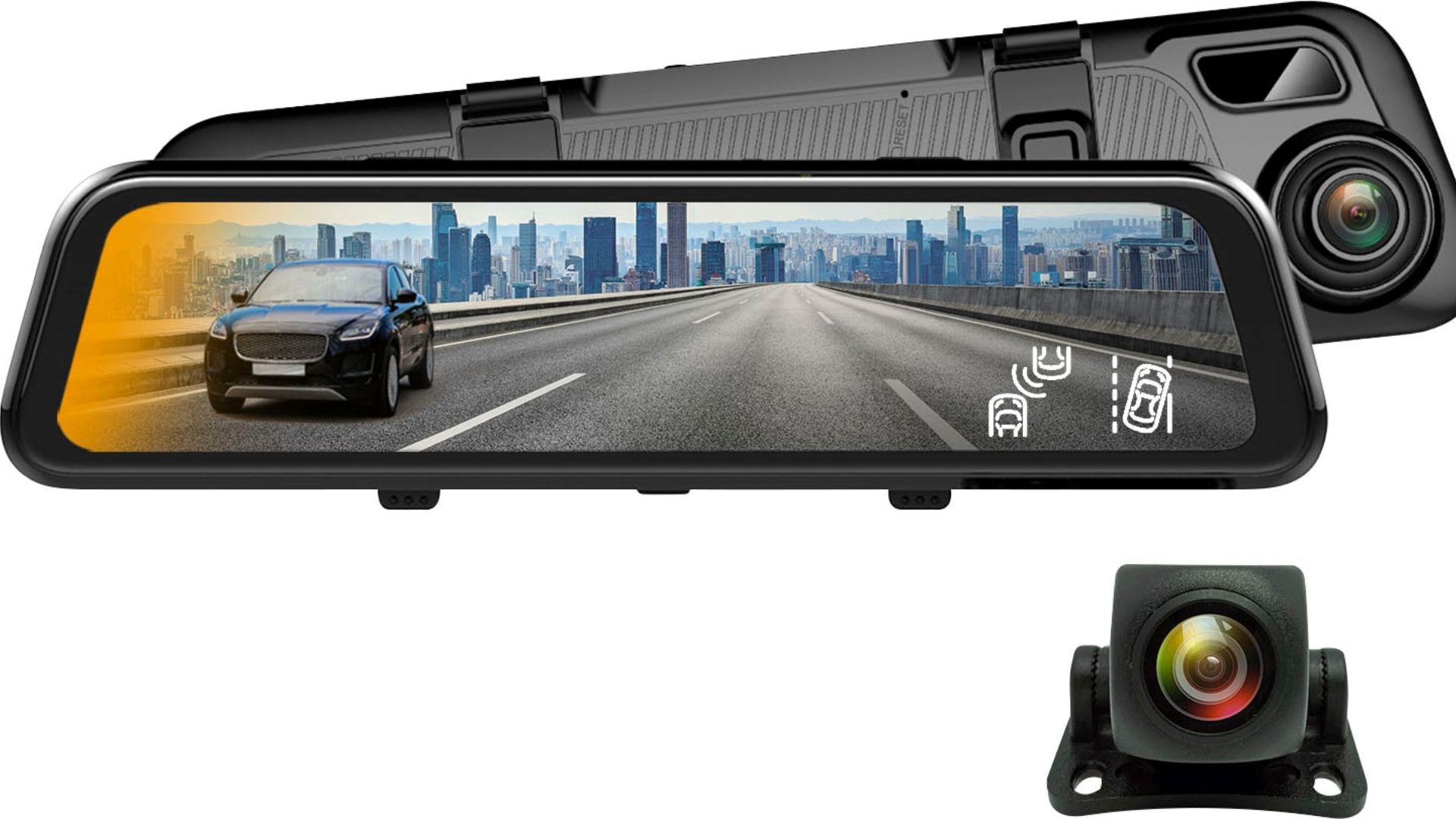 Rexing M2 Front and Rear Mirror Dash cam