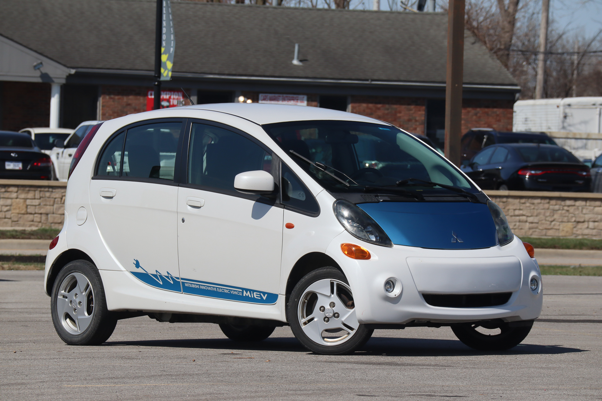 i-MiEV parked in lot