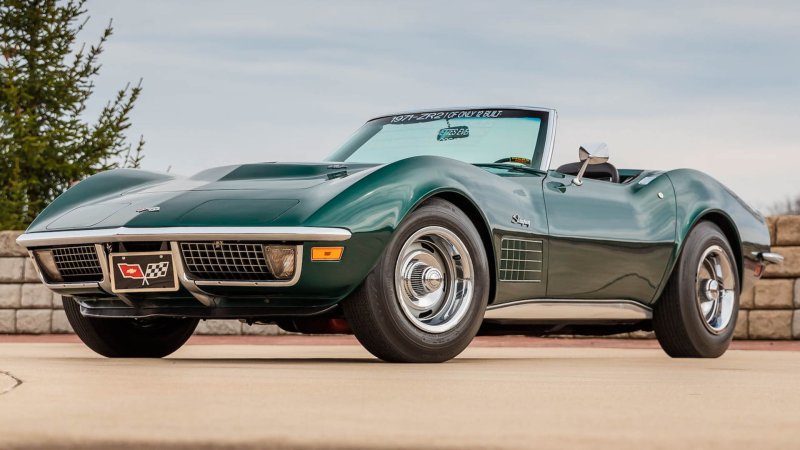 This 1971 Corvette ZR2 Convertible Headed to Auction Is One of Only Two