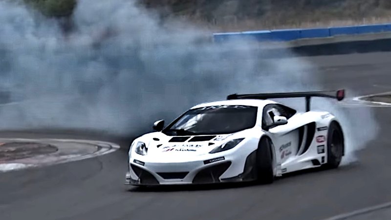 Japanese Supercar Rental Turns McLaren MP4-12C GT3 Into Drift Car