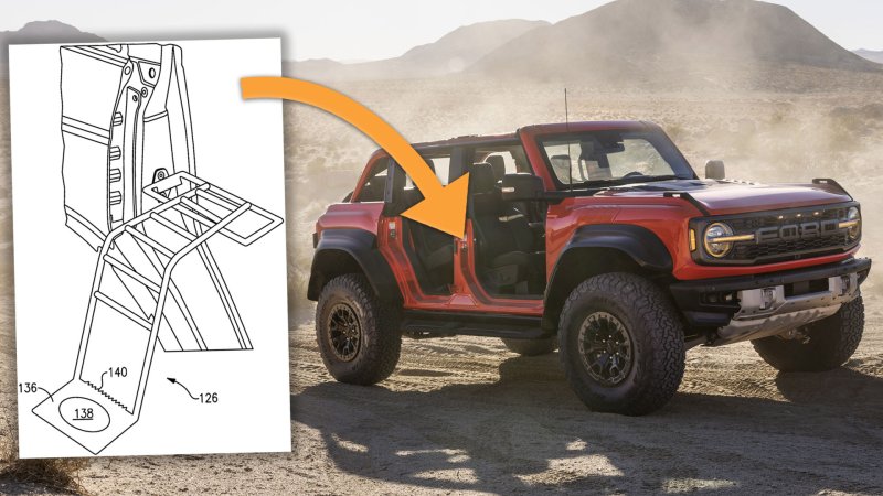 Ford Plans Doorless Bronco Accessories That Attach to Door Strikers