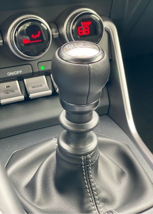 Manual gear shifter on Toyota GR86