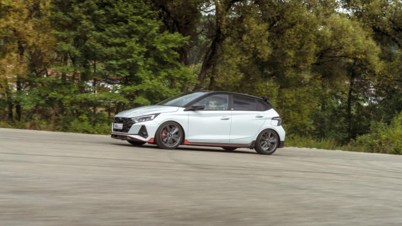 Hyundai i20 N driving