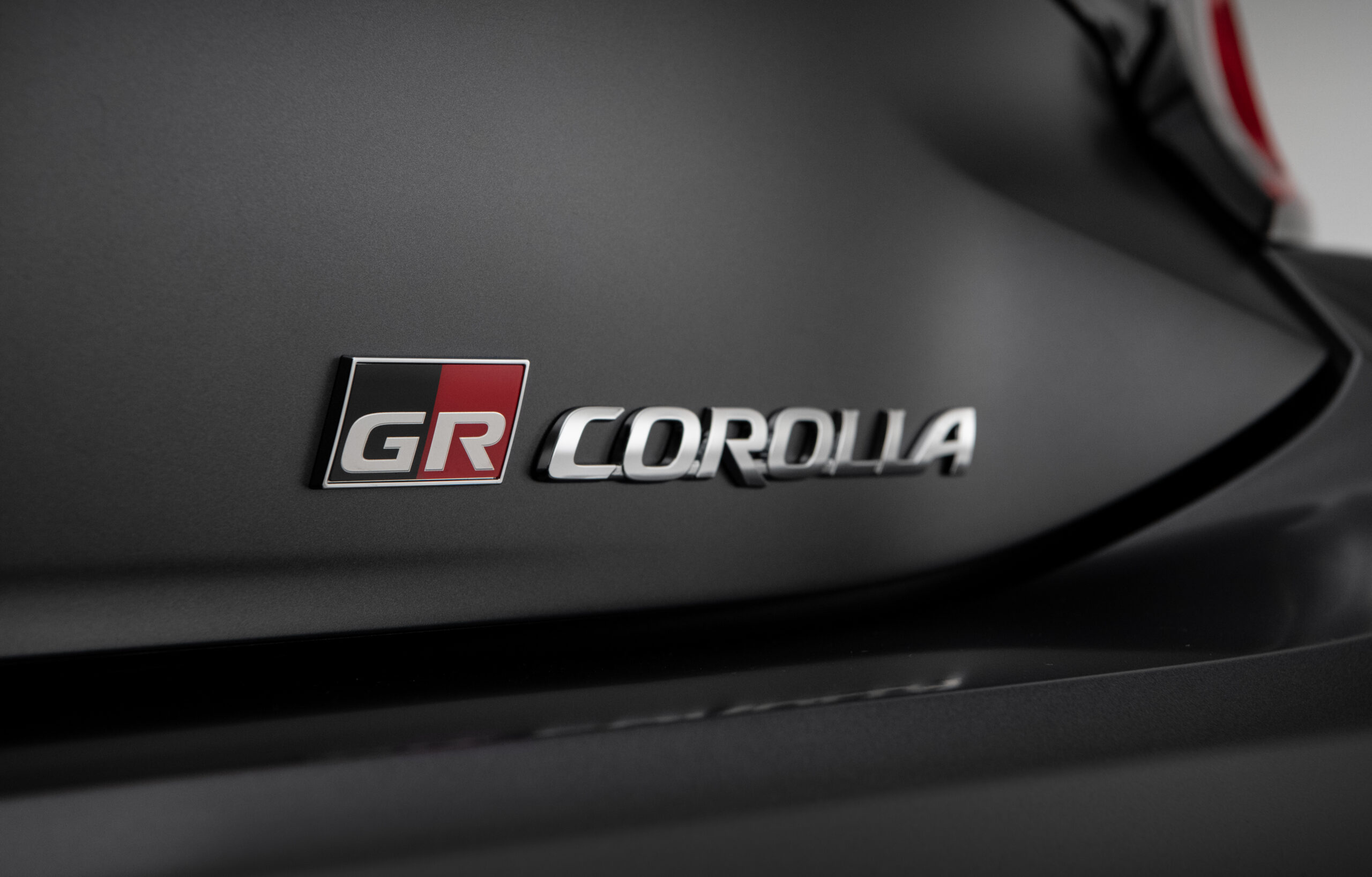 GR Corolla badge