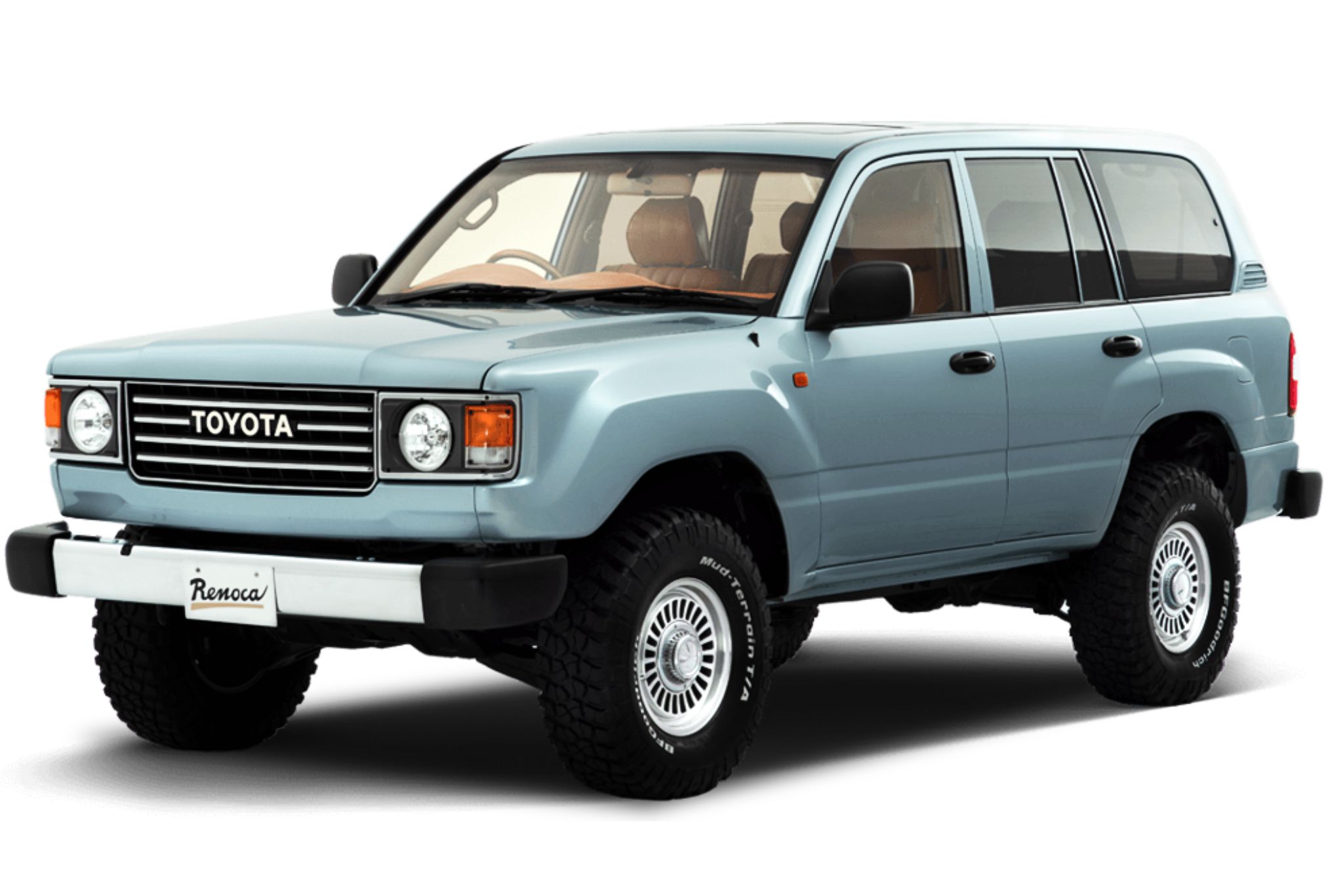 blue Toyota Land Cruiser SUV