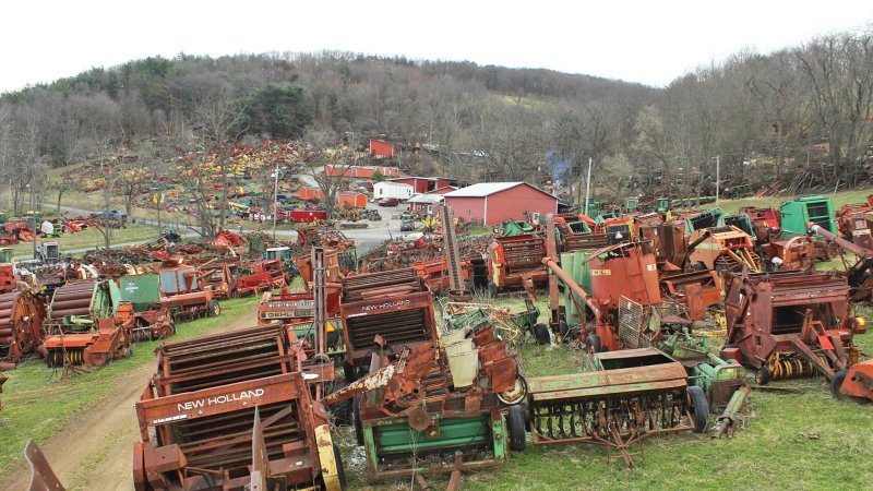 This Vast Farm Salvage Yard in the Middle of Nowhere Saves Farmers with Hard-to-Find Parts