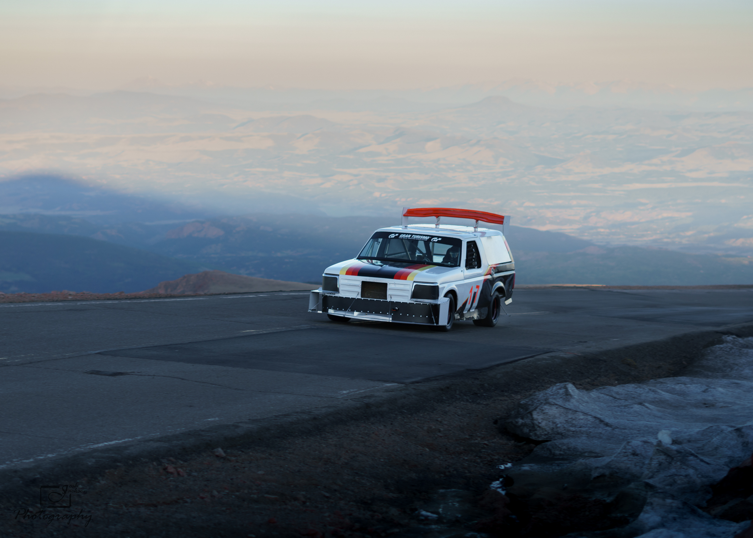 Bronczilla in Pikes Peak practice.