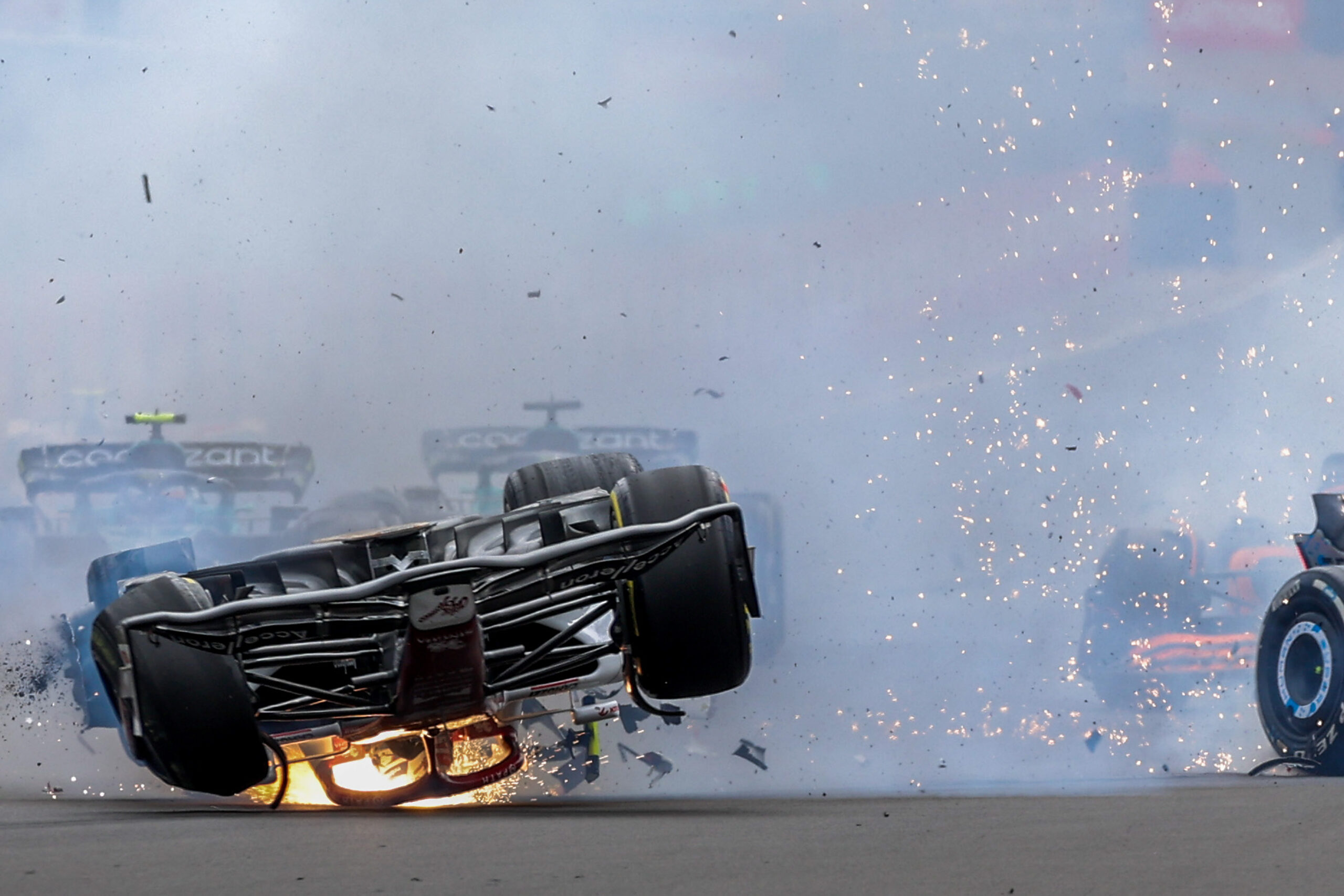 How F1's Halo Saved Zhou Guanyu's Life In Massive Rollover Crash