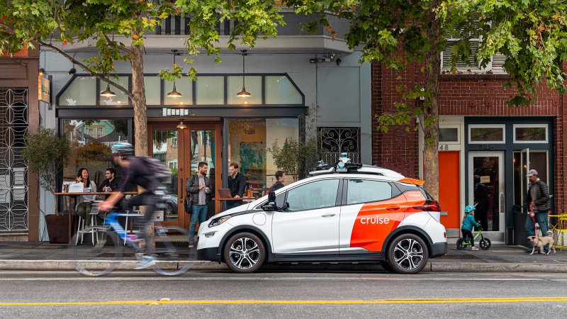 Self-Driving Cruise Taxi Crashes With Passengers On Board