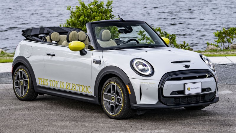 The Mini EV convertible one-off car