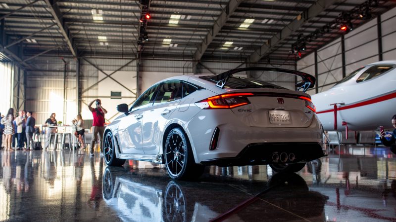 The 2023 Honda Civic Type R GT3-Style Wing Is All Business