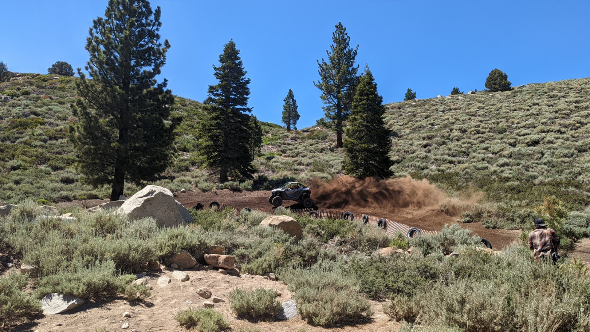 Polaris RZR Turbo R at Mammoth Motocross