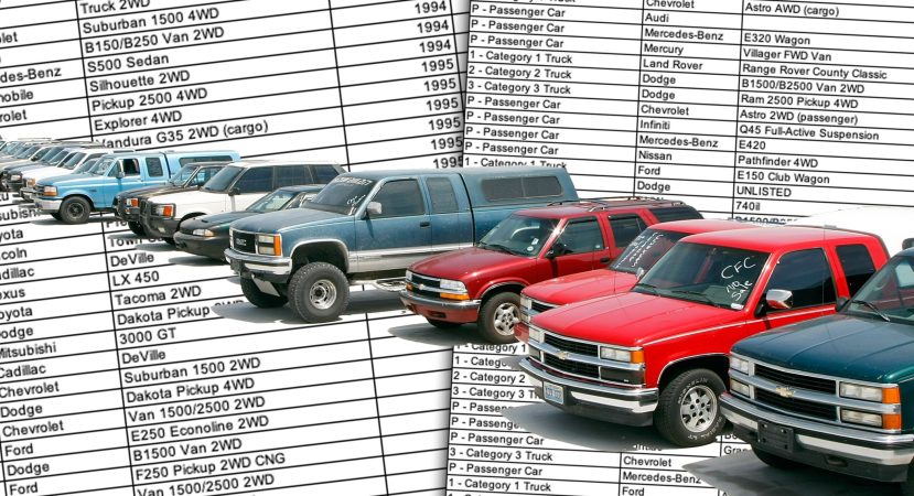 cash for clunkers cars list