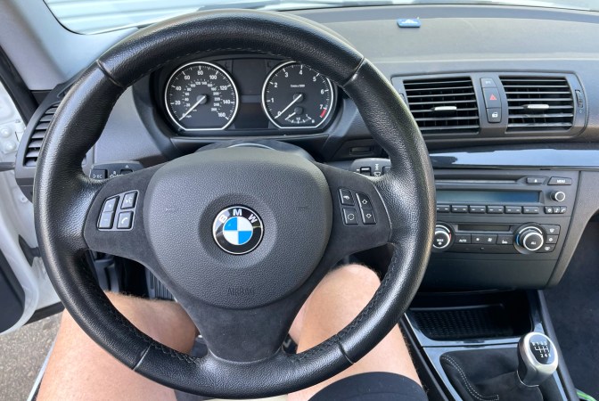 BMW 128i steering wheel spacer