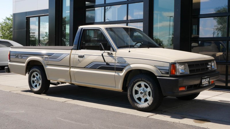 For $30K: A New Ford Maverick, or This 1,800-Mile 1986 Mazda B2000 Pickup?