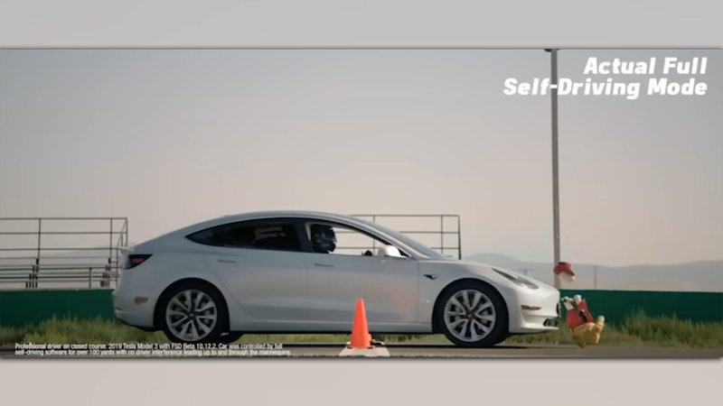 Controversy Erupts Over Video of FSD Tesla Striking Child Mannequin