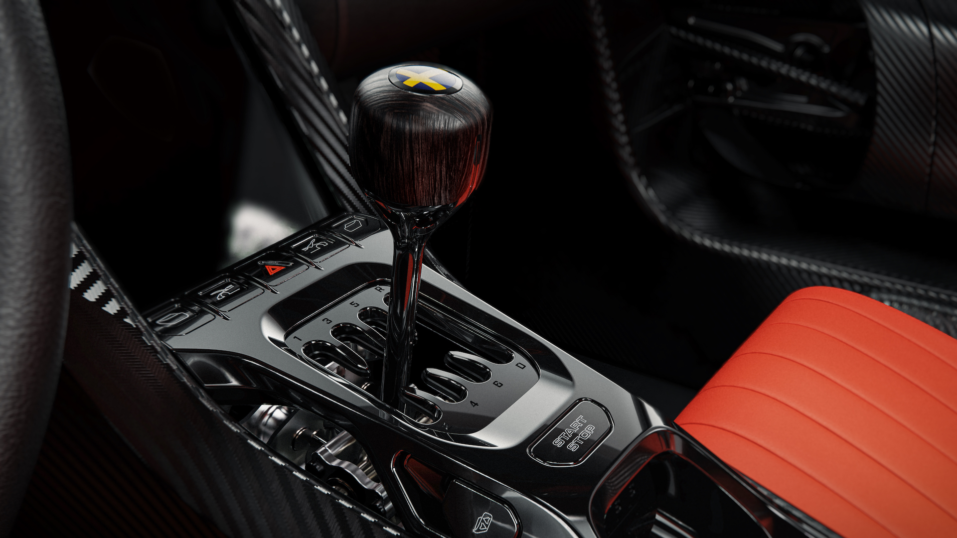 Koenigsegg CC850 shifter