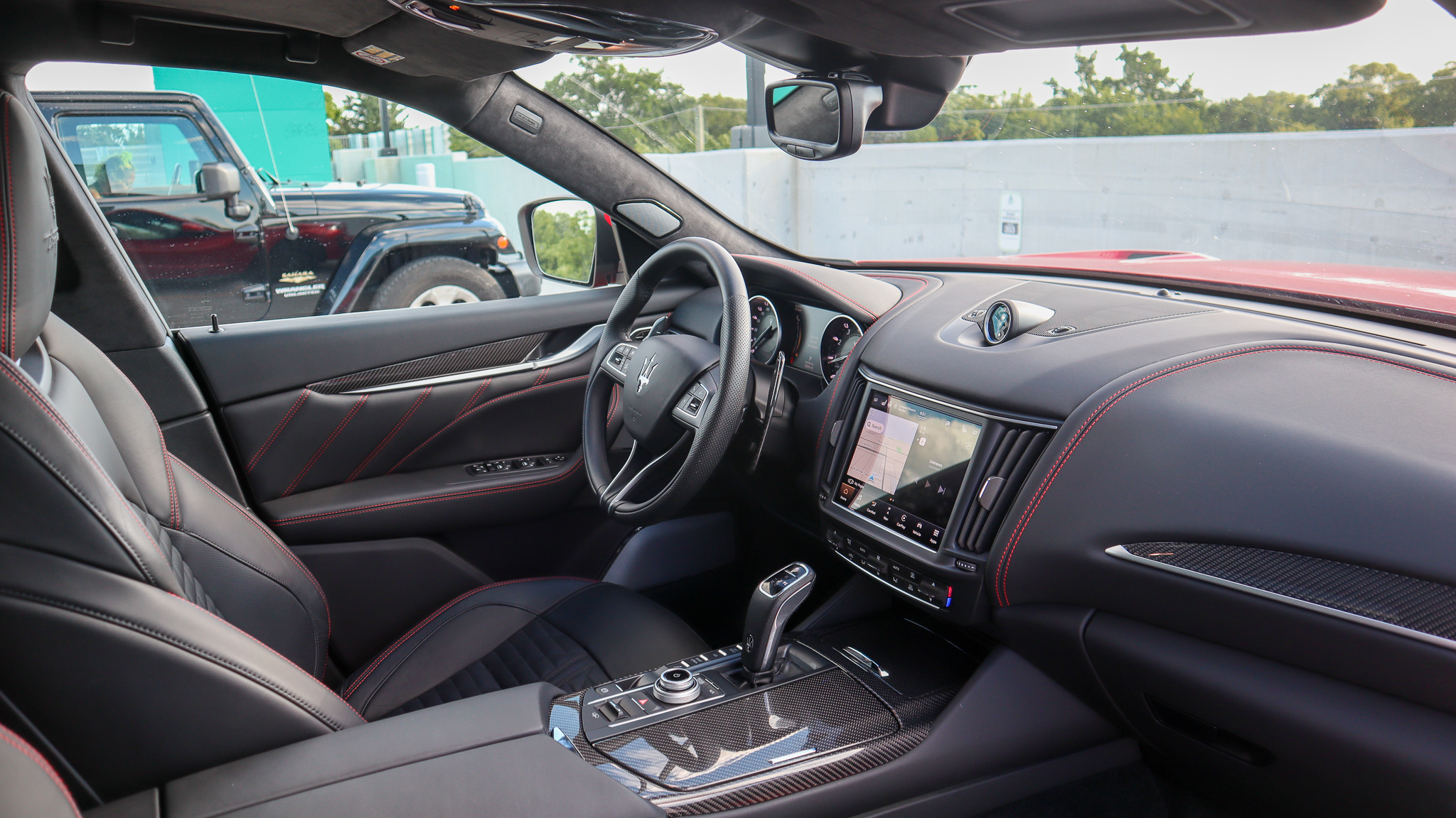 Maserati Levante Trofeo Interior view from passenger side