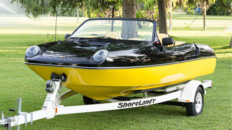 This Wacky Porsche Tribute Boat Is as Close as You’ll Get to an Amphibious 911