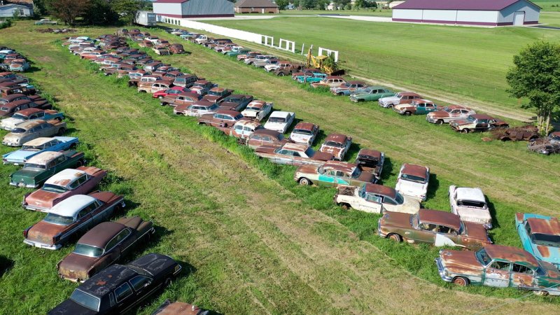 Amazing Collection of 165 Unrestored Classic Cars Is Hitting the Auction Block