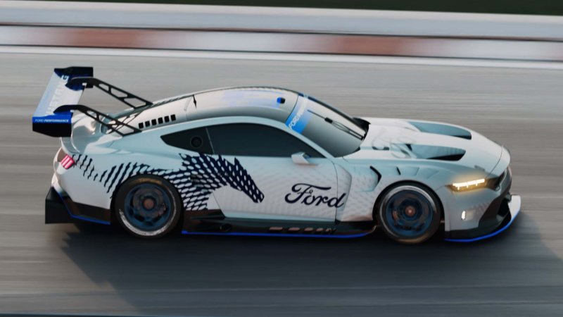 Here’s the 2024 Ford Mustang Race Car That Will Race at Le Mans