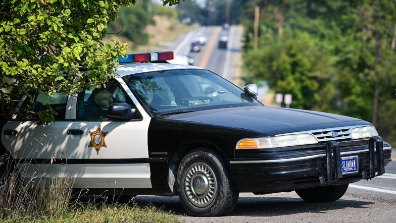 "Lucky" the 1995 Ford Crown Victoria police car