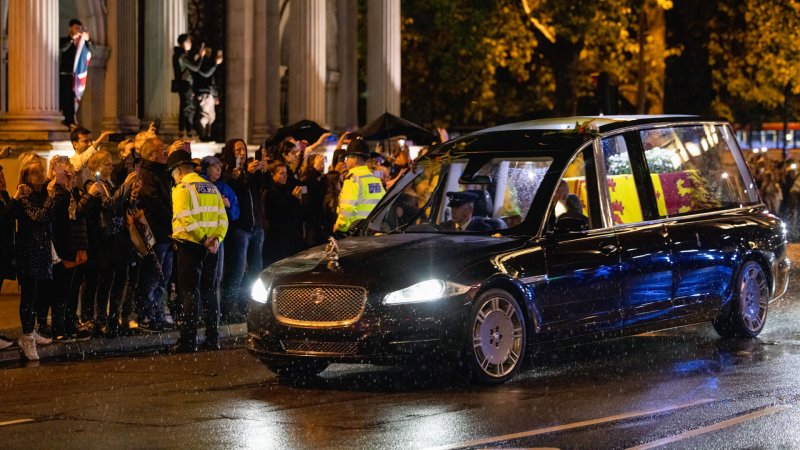 Queen Elizabeth II’s Final Hearse Is a Jaguar She Designed