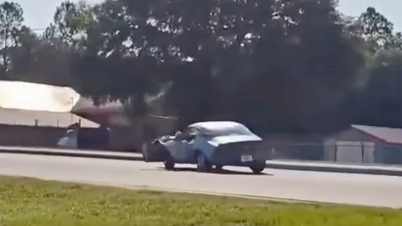 Driver Falls Out of 1981 Chevy Camaro During Post-Restoration Powerslide