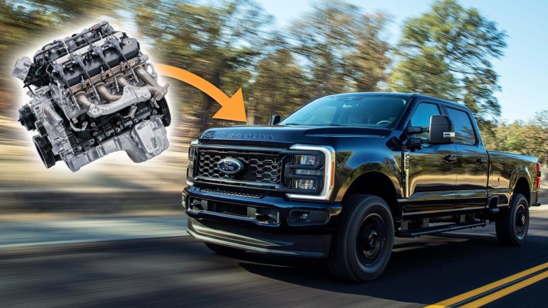 The 2023 Ford Super Duty’s New 6.8L V8 Is a Destroked Godzilla