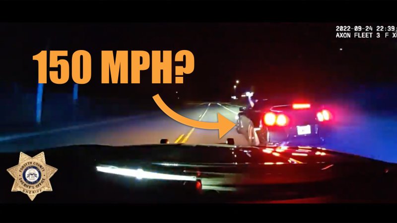 Nissan GT-R Driver Arrested After Allegedly Speeding Faster Than 150 MPH