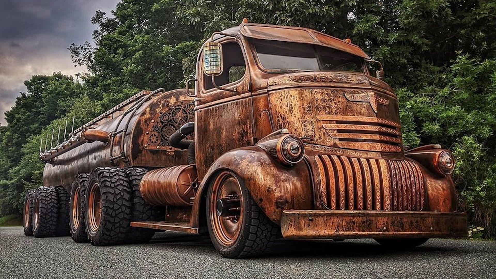 1946 Chevrolet AK-series beer tanker truck rat rod