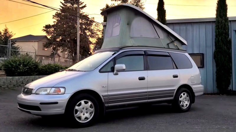 Rare Honda Odyssey Pop Top With AWD Is the Perfect Camping Companion