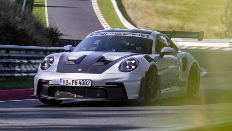 Big Downforce Helps 2023 Porsche 911 GT3 RS Clinch Face-Melting Nurburgring Laptime